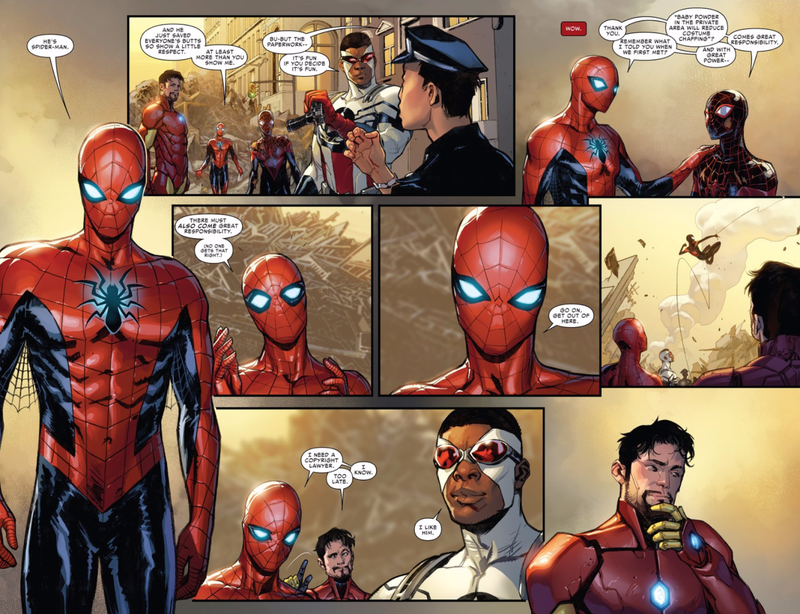 Illustration for article titled Spider-Man Is Totally Okay With Letting Someone Else Be Spider-Man